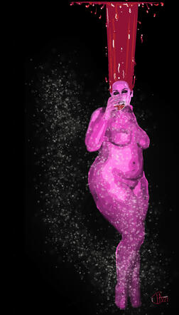 The Wine Drinker by Cha