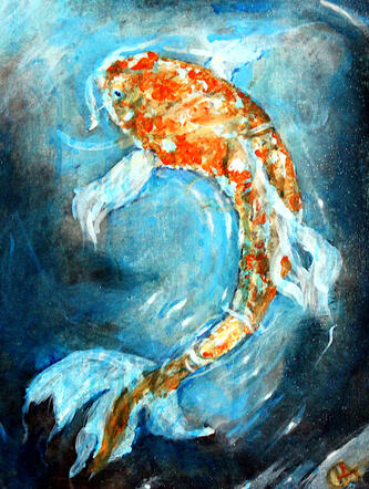 Koi Fish by Cha